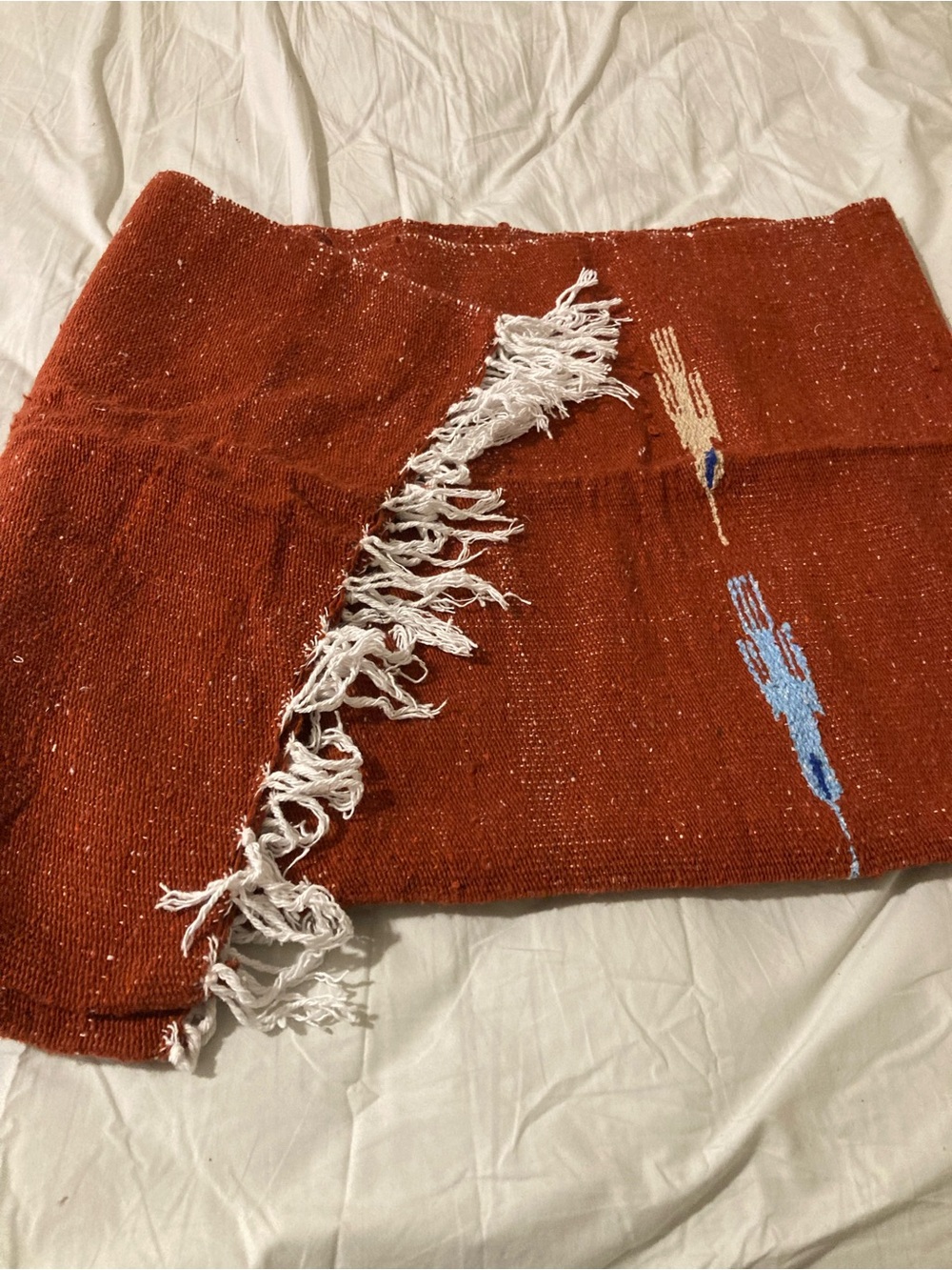 Handmade | Woven Thunderbird Blanket / Throw / Yoga Mat